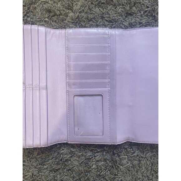 Coach Snap Closure Signature Slim Envelope Wallet Fabric Leather Trim 8x4” (B) - Picture 8 of 9